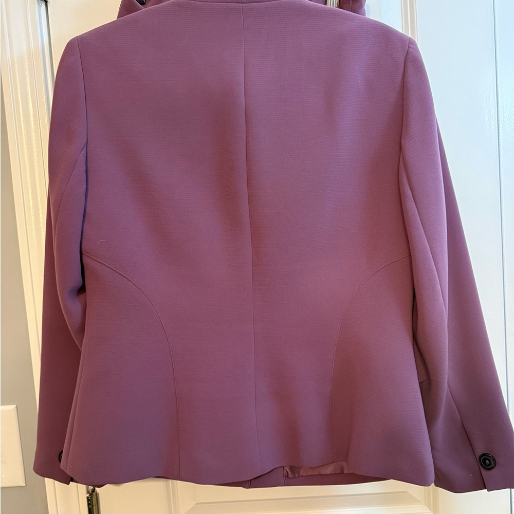 Larry Levine Mauve Blazer and Skirt Set - Picture 7 of 8